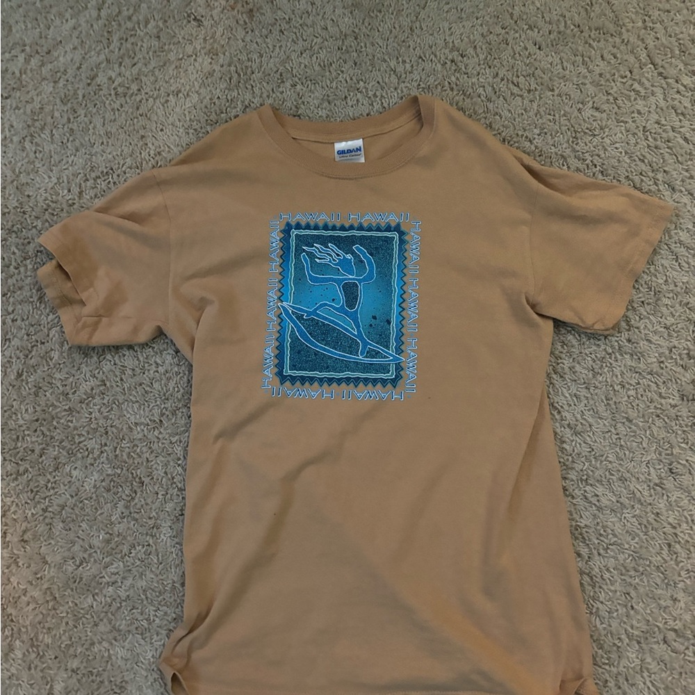 Gildan Hawaii surfing t-shirt